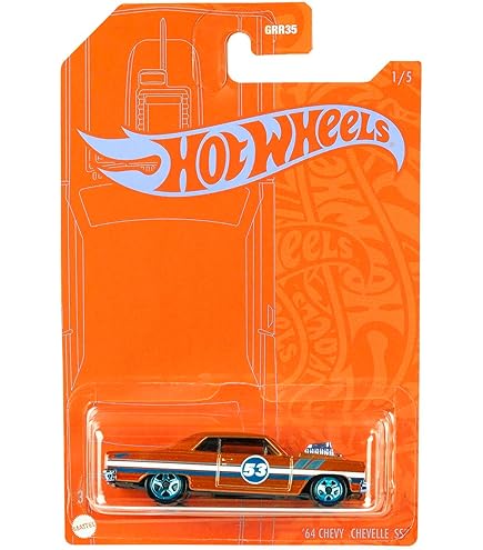 Amazon.com: Hot Wheels 53rd Anniversary Orange & Blue Car